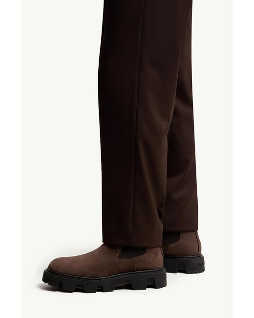 メンズ Moncler パンツ Brown