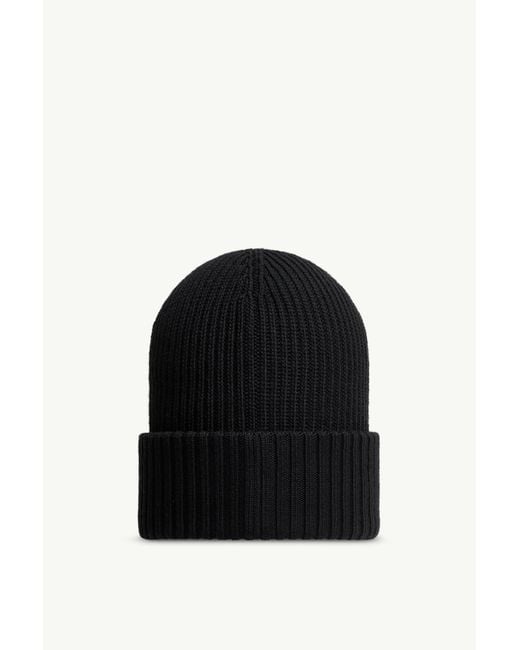Moncler x Edward Enninful Black X Ee72 By Edward Enninful Wool Beanie