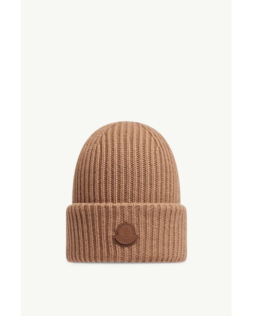 メンズ Moncler ニットキャップ Brown