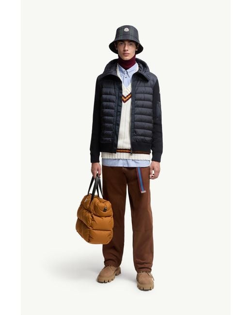 Cárdigan Acolchado Con Cremallera, Hombre, Talla Moncler de hombre de color Blue