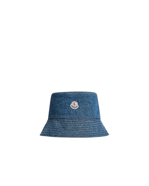 Moncler Blue Denim Bucket Hat