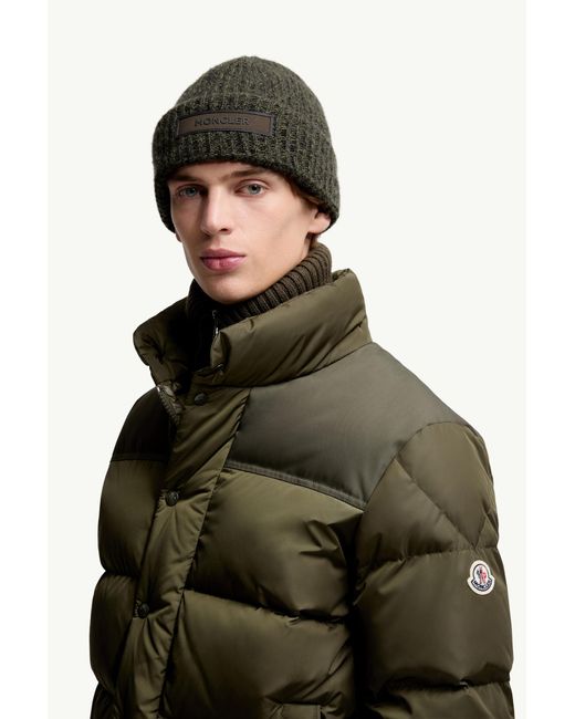 Gorro De Lana Mouliné Y Cachemira, Hombre, Talla Moncler de hombre de color Green