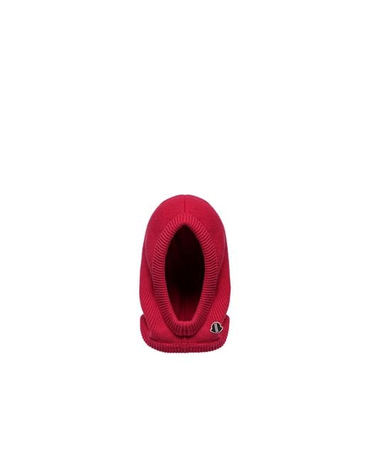 Moncler Red Moncler Wool Jera Hood