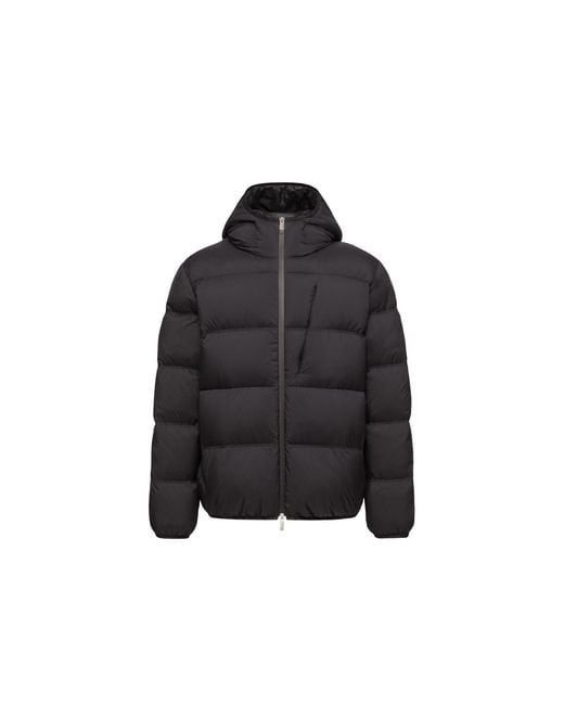 Piumino Corto Poitevin Con Cappuccio, Uomo, Taglia di Moncler in Black da Uomo