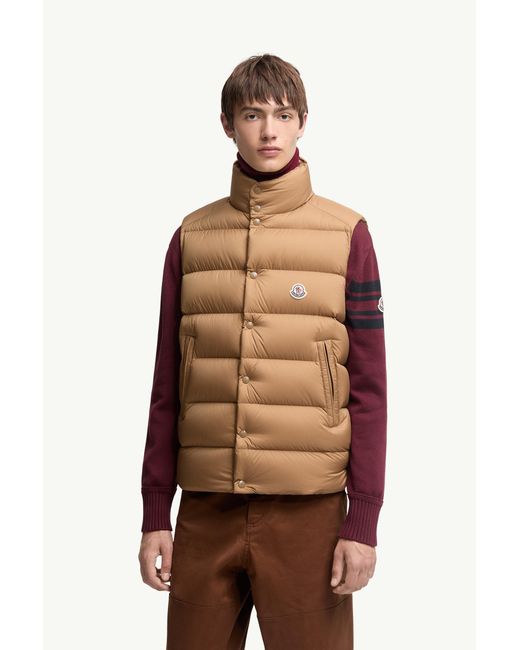 メンズ Moncler Tibbベスト Natural
