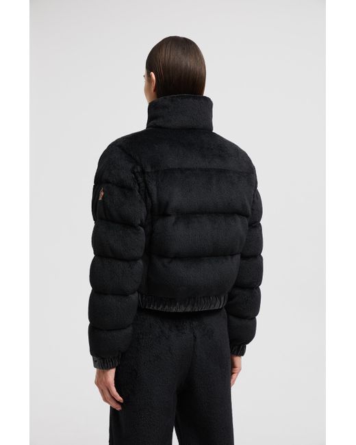 Moncler Black Ayse Polartec Short Down Jacket