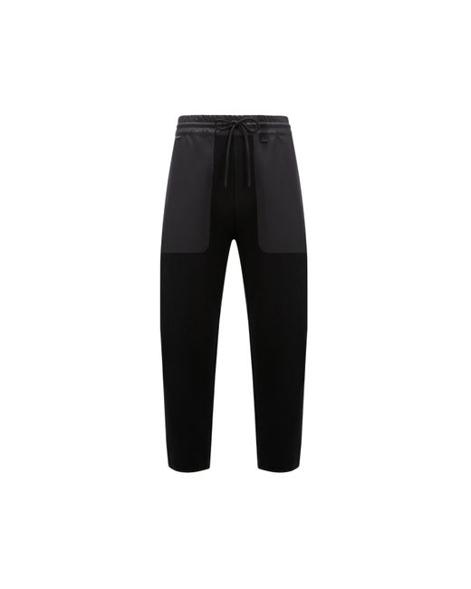 Moncler Cotton Jogging Pants Black for men