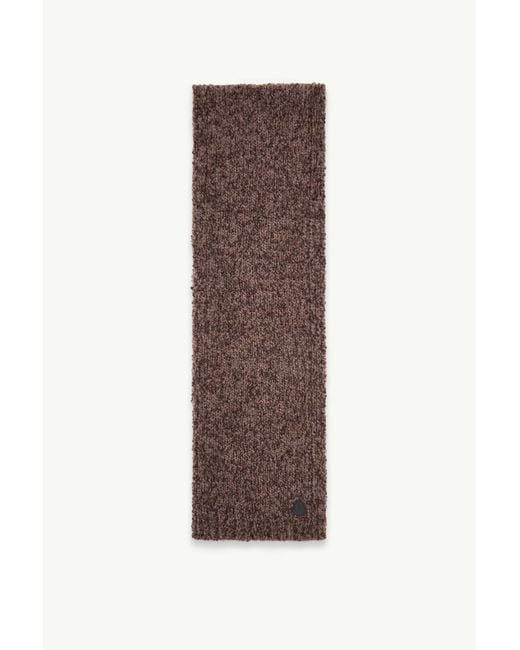 Bufanda De Mezcla De Lana Y Alpaca, Hombre, Talla Moncler de hombre de color Brown