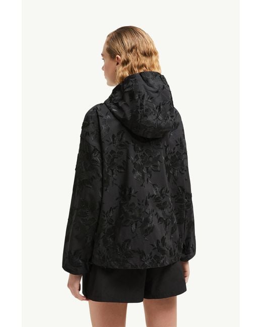 MONCLER モンクレール Charmeilジャケット Moncler Charmeil Floral Hooded Jacket | Neiman Marcus