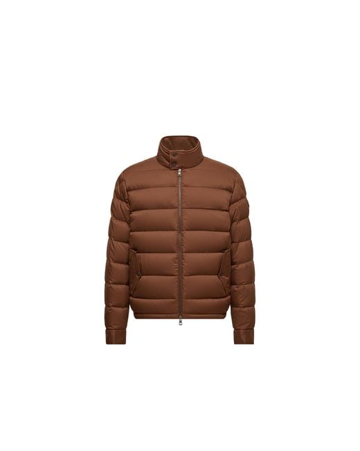 メンズ Moncler Phrier ショートダウンジャケット Brown