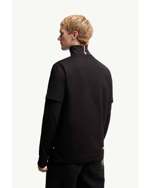 Camiseta De Algodón Con Logotipo, Hombre, Talla Moncler de hombre de color Black