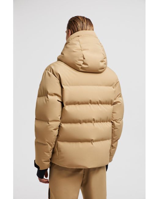 Moncler Natural Fellberg Hooded Ski Down Jacket for men