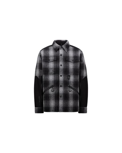 【MONCLER】Tux ダウンシャツジャケット カジュアル ブラック Tuxダウンシャツジャケット : 軽量ダウンジャケット