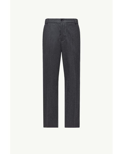 Moncler Anzughose Aus Wollflanell, Herren, Größe in Blue für Herren