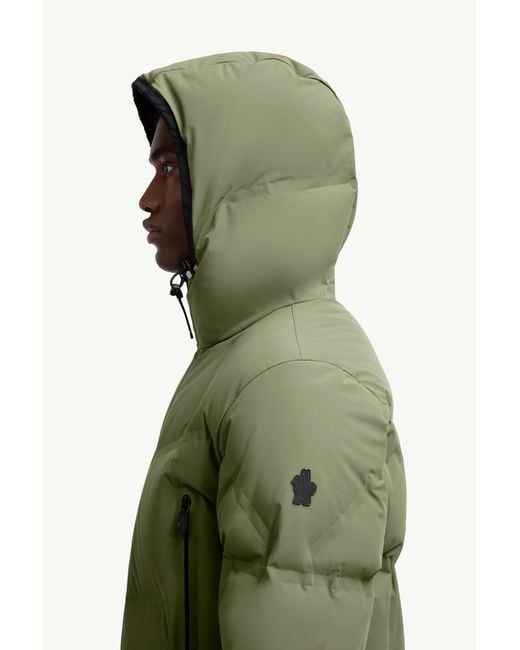 Moncler Green Angren Hooded Down Ski Jacket for men