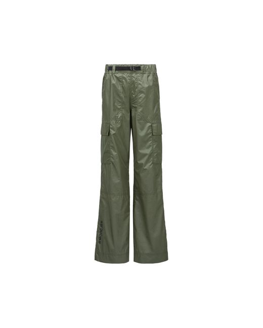 3 MONCLER GRENOBLE Green Ripstop Cargo Pants