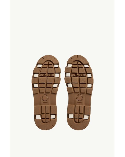 Botas Con Cordones De Ante Vera High, Mujer, Talla Moncler de color Brown