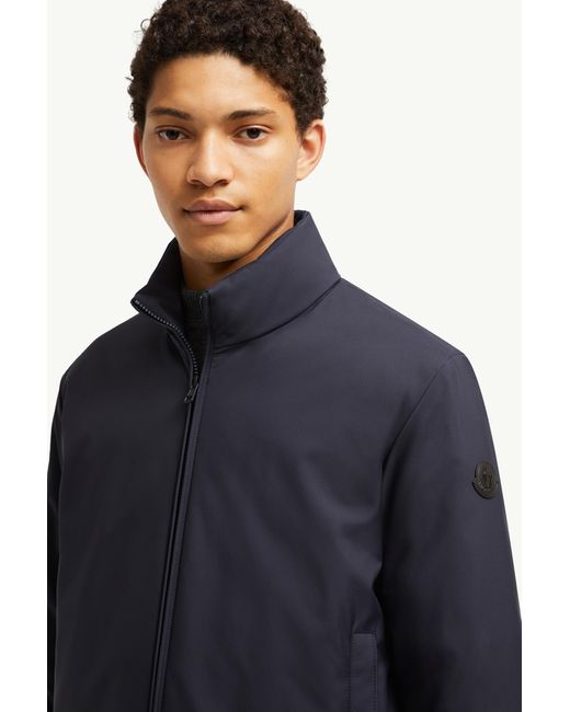 Moncler Blue Luserna Short Down Jacket for men