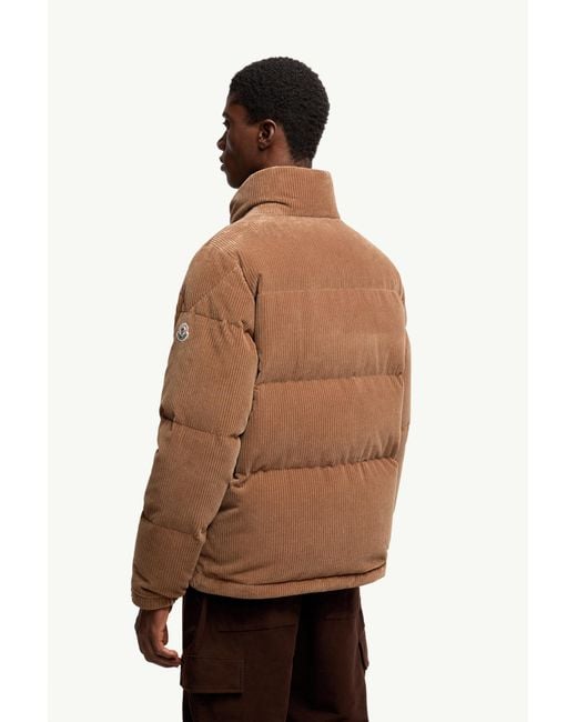 メンズ Moncler Serrant ショートダウンジャケット Brown