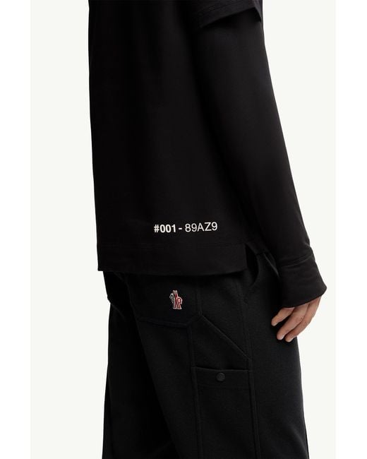 Camiseta De Algodón Con Logotipo, Hombre, Talla Moncler de hombre de color Black