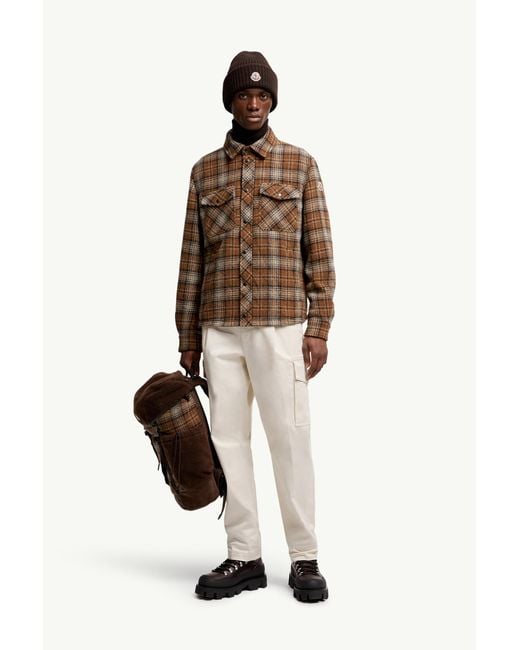 メンズ Moncler シャツジャケット Brown