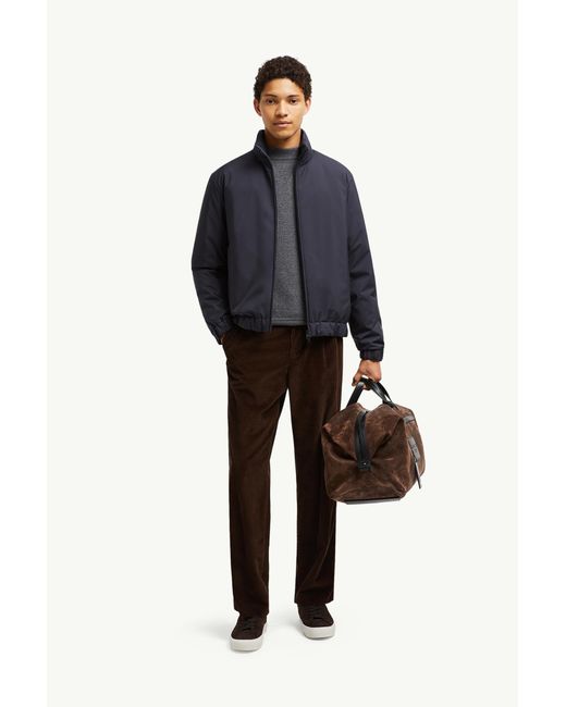 Moncler Blue Luserna Short Down Jacket for men