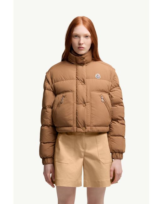 Plumífero Corto 2 En 1 Selle, Mujer, Talla Moncler de color Natural