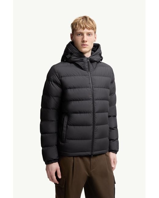 メンズ Moncler Laveraet ショートダウンジャケット Black