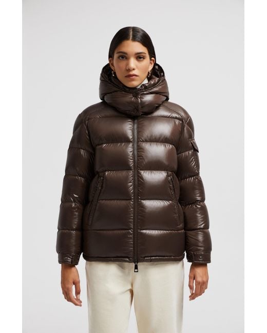 ジャケット MONCLER MAIRE - Short down jacket with hood Black Maire Hooded Short Down Jacket - Short Down Jackets