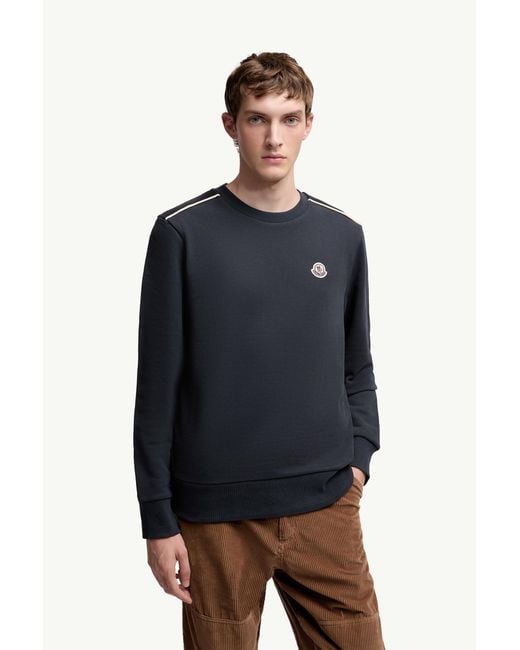 Sudadera De Algodón Con Logotipo Mon Duck, Hombre, Talla Moncler de hombre de color Blue