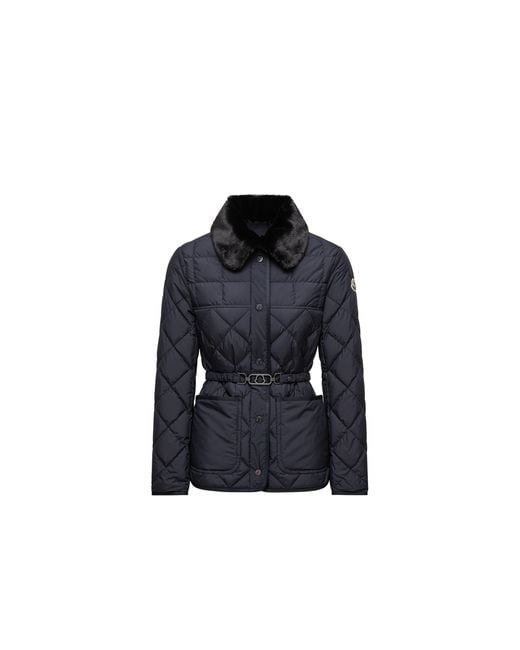 Doudoune Courte Cygne En Finitions Synthétiques Moncler en coloris Blue
