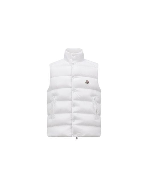Doudoune Sans Manches Tibb Moncler pour homme en coloris White