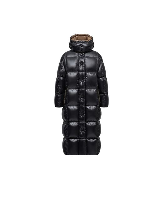 Moncler Black Moncler Parnaiba Hooded Long Down Jacket
