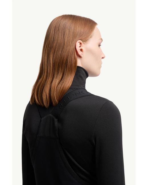 Moncler Black Padded Ski Bib