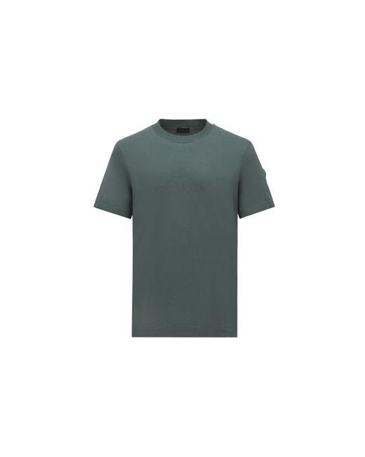 Moncler Green Logo T-shirt for men