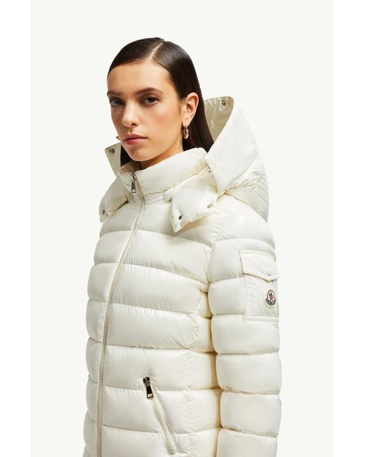 Doudoune Courte À Capuche En Matière Synthétique Badyf Moncler en coloris White