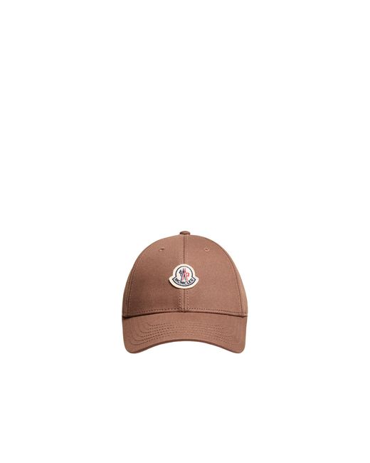 Moncler Brown Moncler Gabardine Baseball Cap