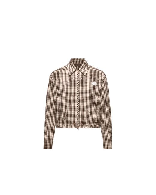 Moncler Brown Moncler Vichy Cotton Blend Shirt