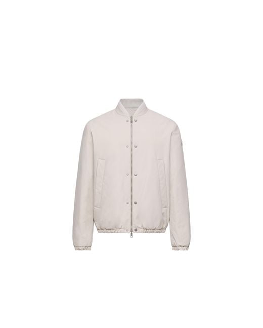 Moncler Natural Moncler Tafoni Reversible Down Bomber Jacket for men