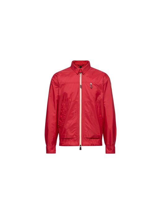 Moncler Red Moncler Brive Packable Shirt Jacket for men