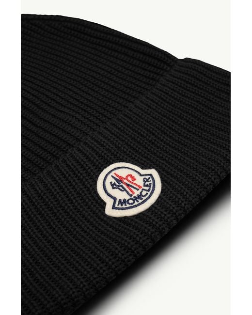 Gorro De Cachemira Y Lana, Hombre, Talla Moncler de hombre de color Black
