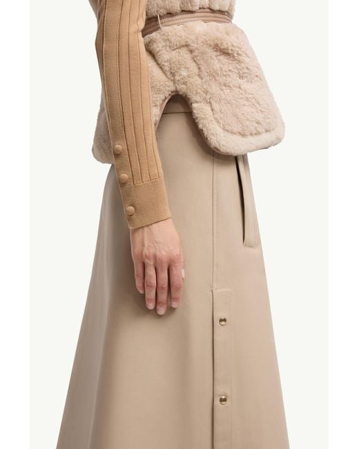 Moncler Natural Joui Teddy Down Gilet