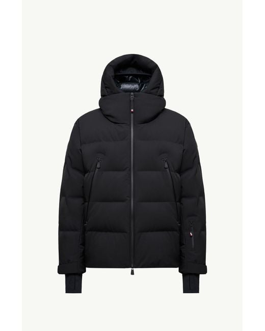 Moncler Fellberg Daunen-Skijacke Mit Kapuze, Herren, Größe in Black für Herren