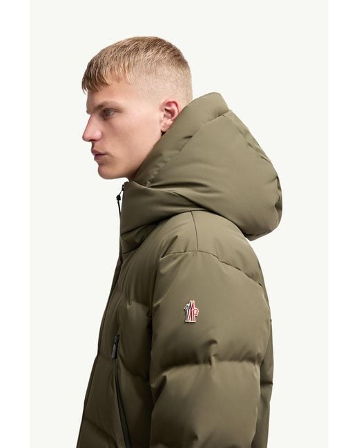 Moncler Fellberg Daunen-Skijacke Mit Kapuze, Herren, Größe in Green für Herren