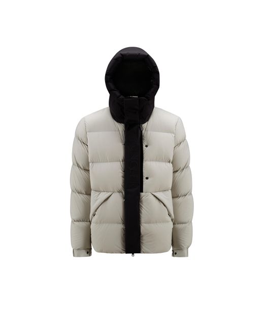 Moncler Gray Madeira Short Down Jacket for men