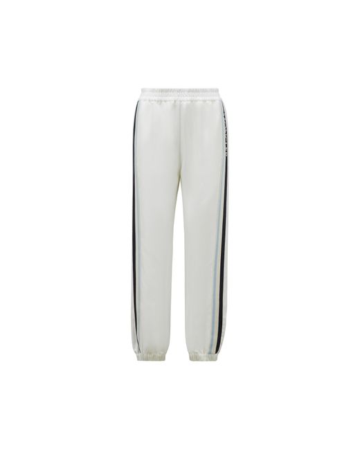 Moncler Gray Twill jogging Trousers for men