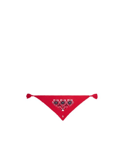 Moncler Moncler Embroidered Floral Scarf