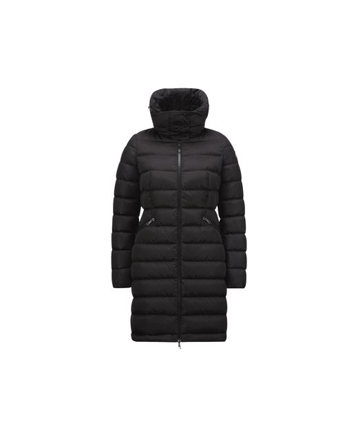 Moncler Black Flammette Down Coat