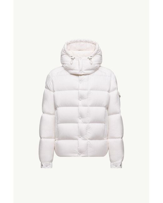 Doudoune Courte À Capuche Maya 70 Moncler pour homme en coloris White