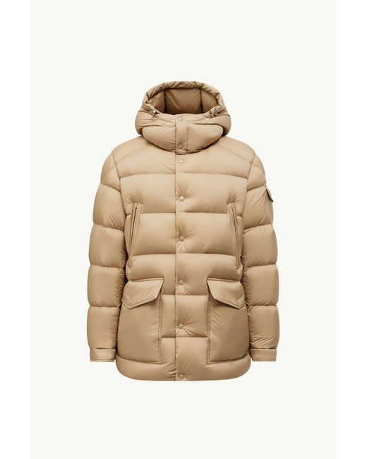 Moncler Natural Bretagne Hooded Short Down Jacket for men